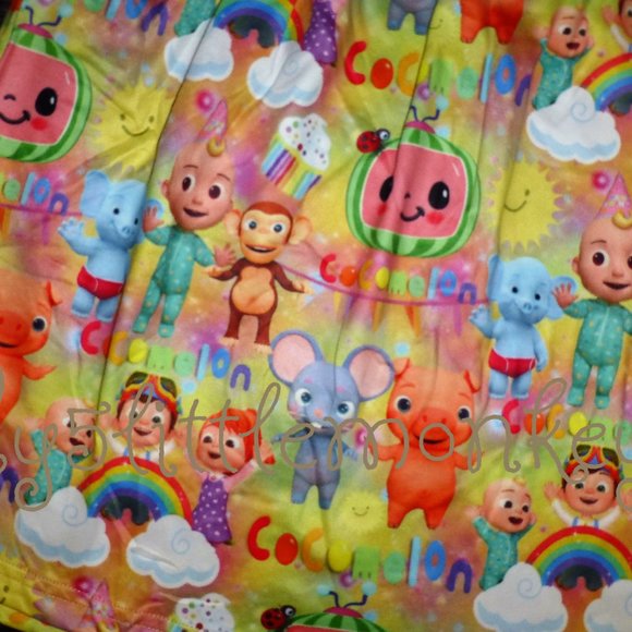 Boutique Cocomelon Girls Sleeveless Pearl Dress - Picture 3 of 3